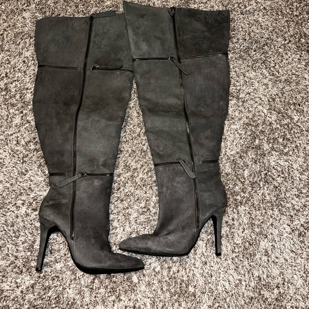 Thigh High Boots (Ashley Stewart)